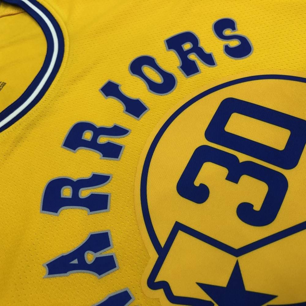 Men's Golden State Warriors Stephen Curry #30 Yellow Hardwood Classic Swingman Jersey-Pro Kit Vault | Brand New 26/27 Sports Jerseys